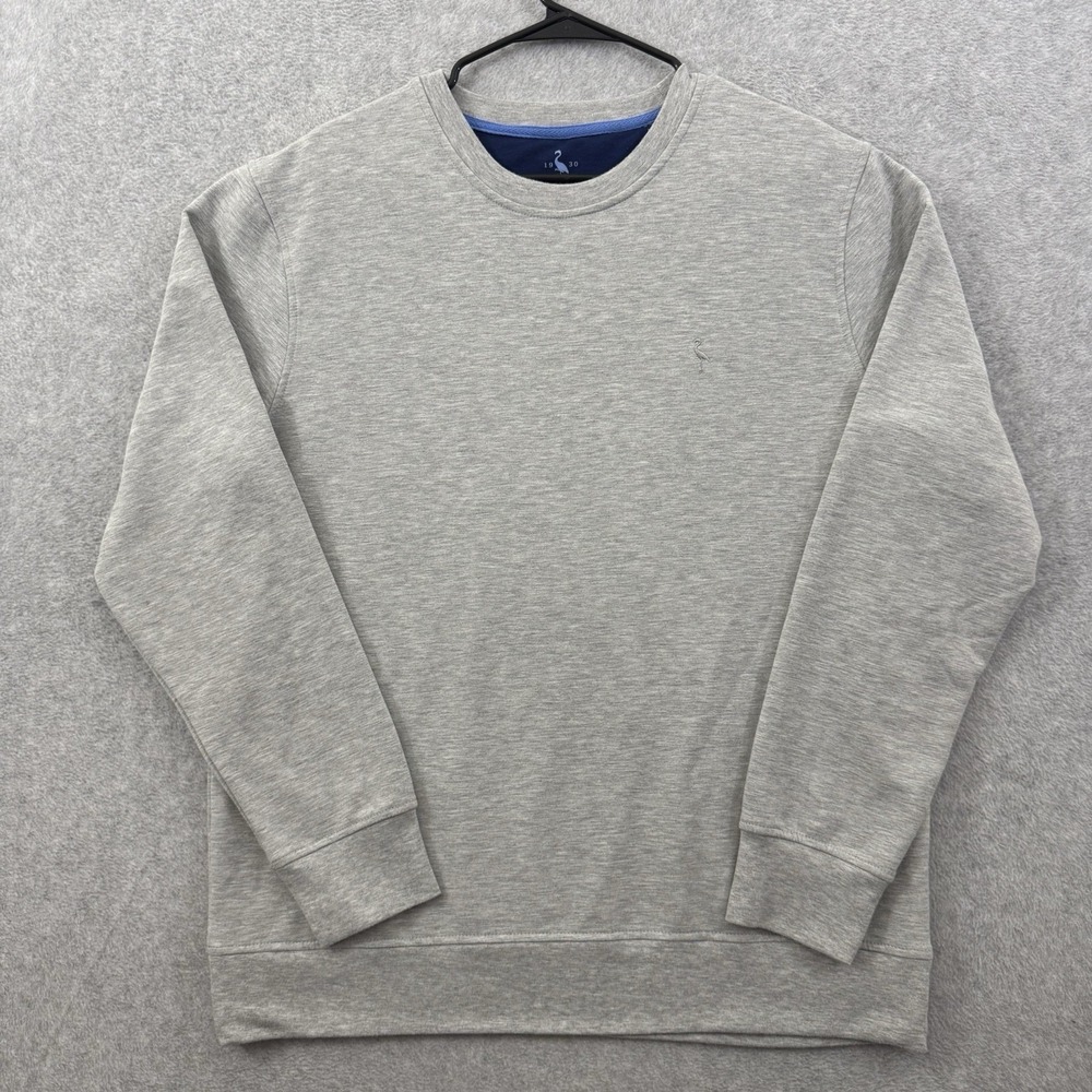 Tailorbyrd Sweatshirt Men's L Gray Pullover Crew neck Long Sleeve Stretch Rayon